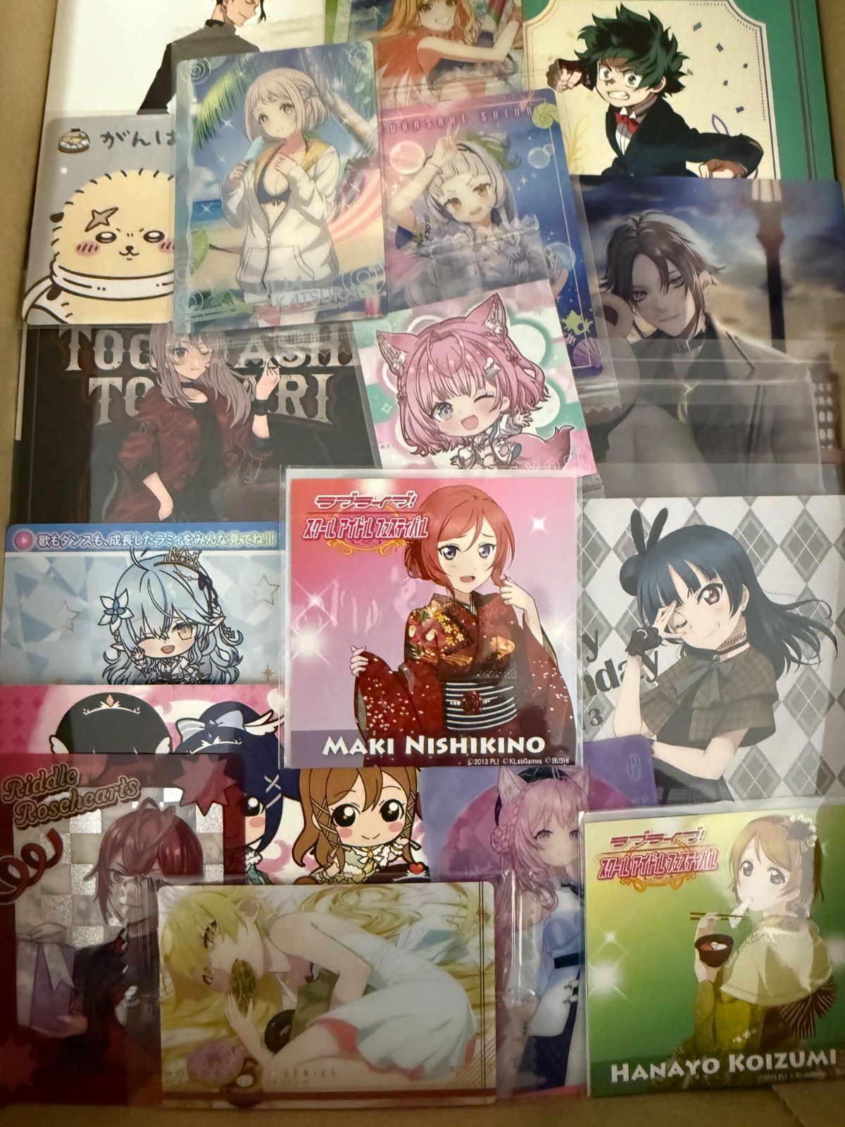 紙類 アニメ ゲーム まとめ売り 大量 コースター ポストカード