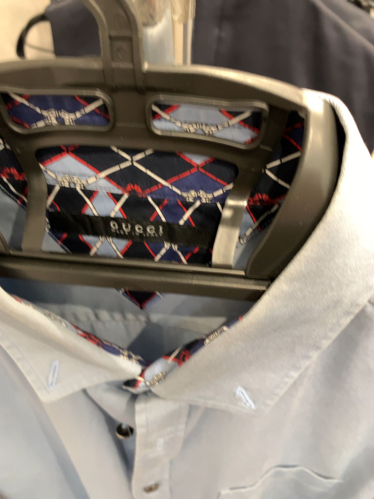 GUCCI グッチ スリムフィットボタンダウンシャツ GUCCI グッチ スリムフィットボタンダウンシャツ - メルカリ