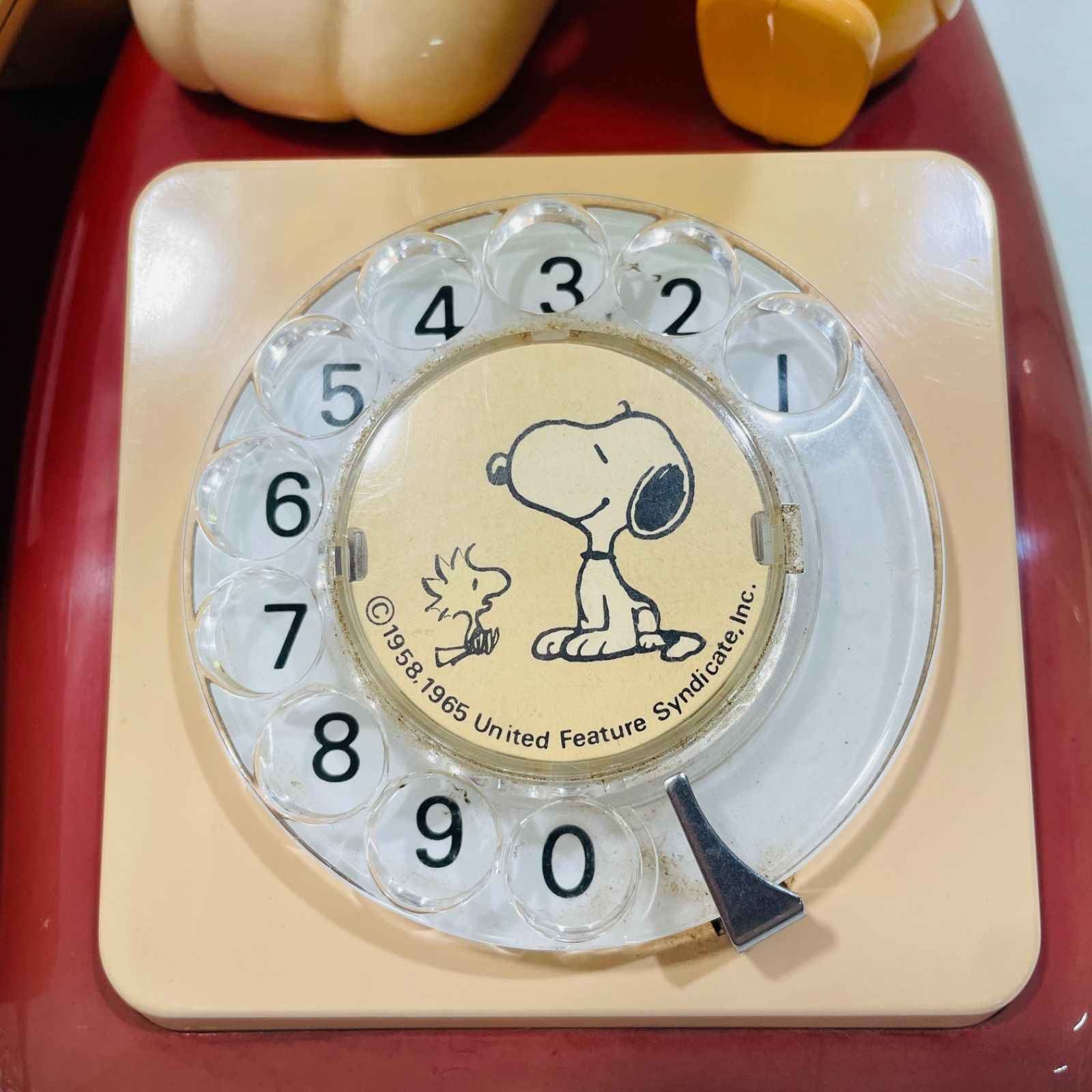 スヌーピーテレフォン ダイヤル式 昭和の電話 - メルカリ