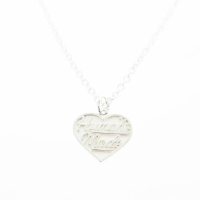 ヒューマンメイド HUMAN MADE HEART SILVER NECKLACE ロゴ