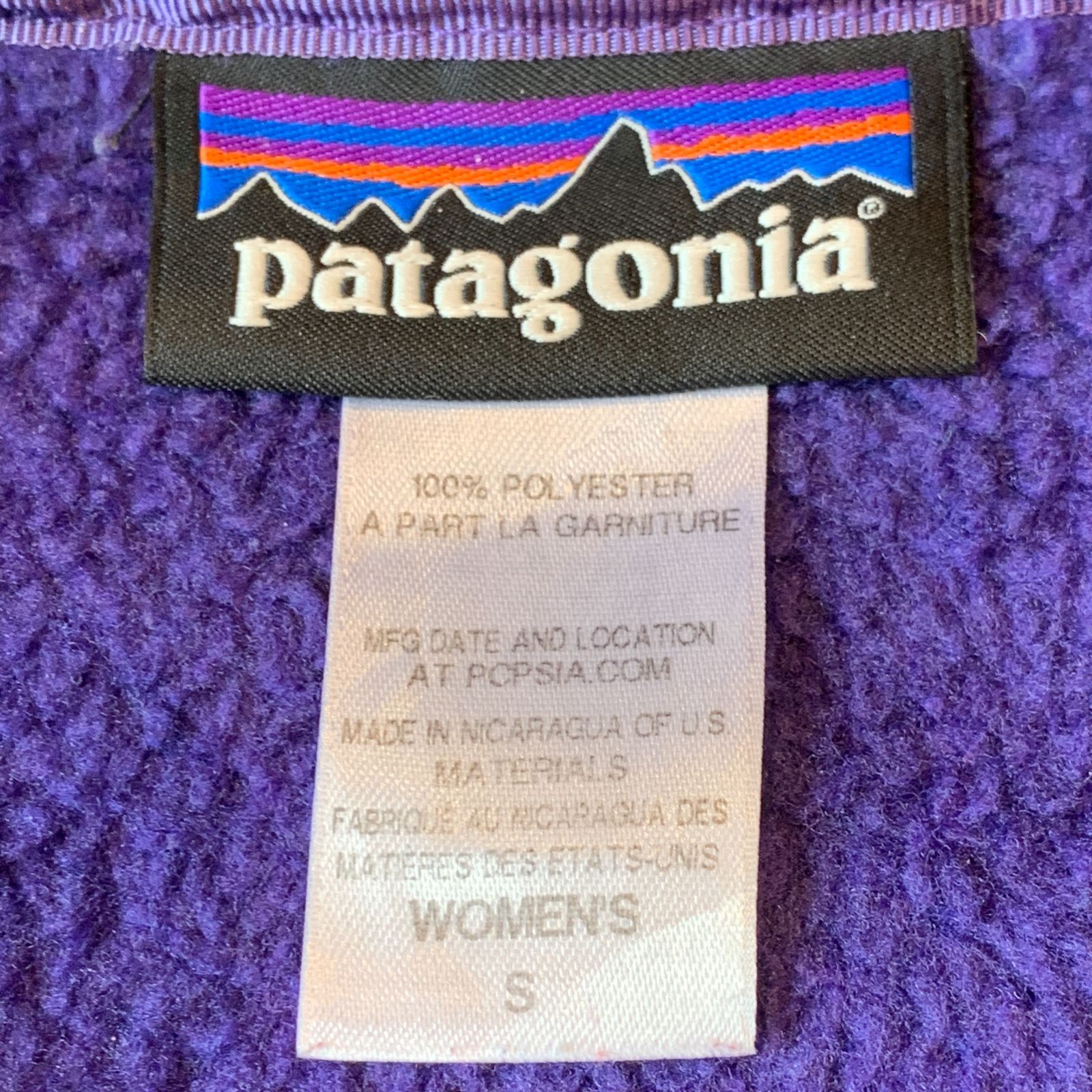 patagoniaパタゴニア リツールスナップT フリース ポーラティック サイズS