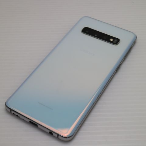 超 SIMフリー Galaxy S10 プリズムホワイト スマホ 本体 白ロム 土日祝発送OK 02000