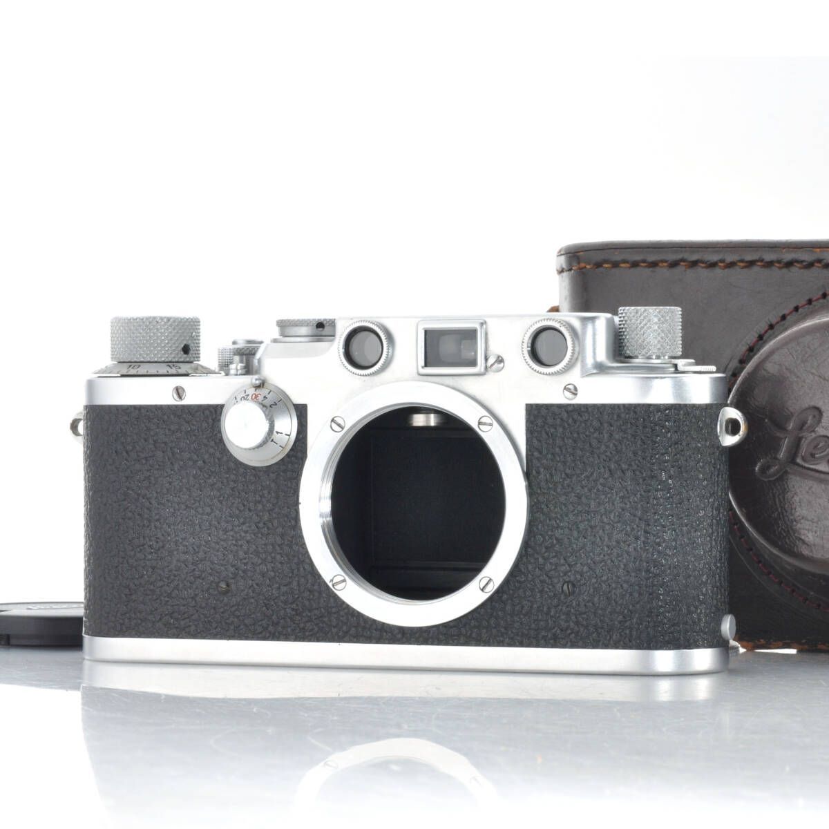 ライカ Leica IIIf レンジファインダーカメラ レザーケース付き L39 J113a