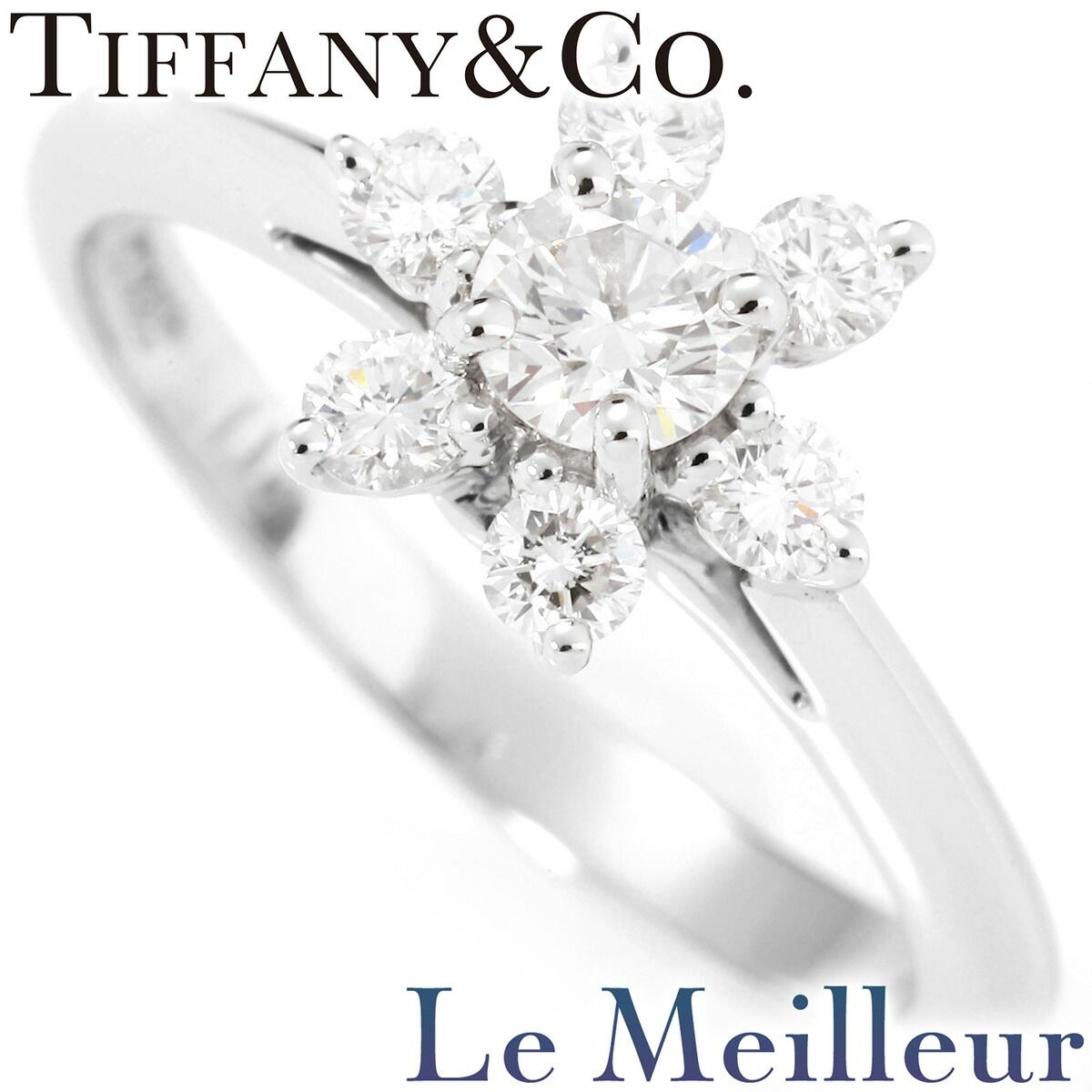 ティファニー バターカップ リング 指輪 ダイヤモンド PT950 7号  