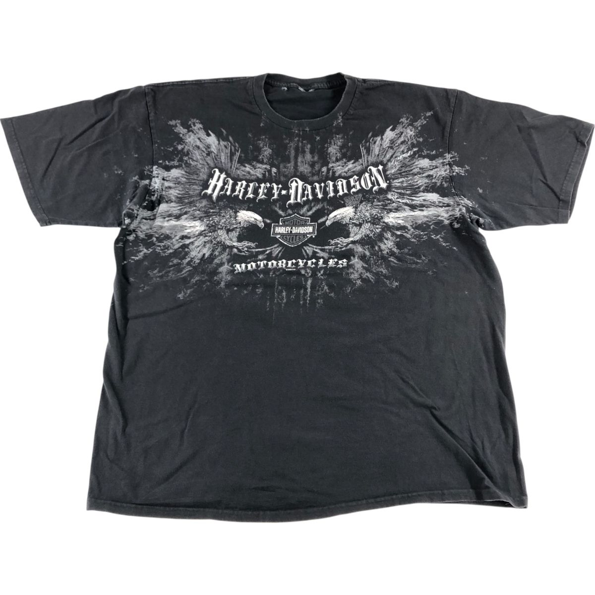 古着 00年代 ハーレーダビッドソン Harley-Davidson 鷲柄 イーグル柄 モーターサイクル バイクTシャツ メンズXL相当|eaa554701