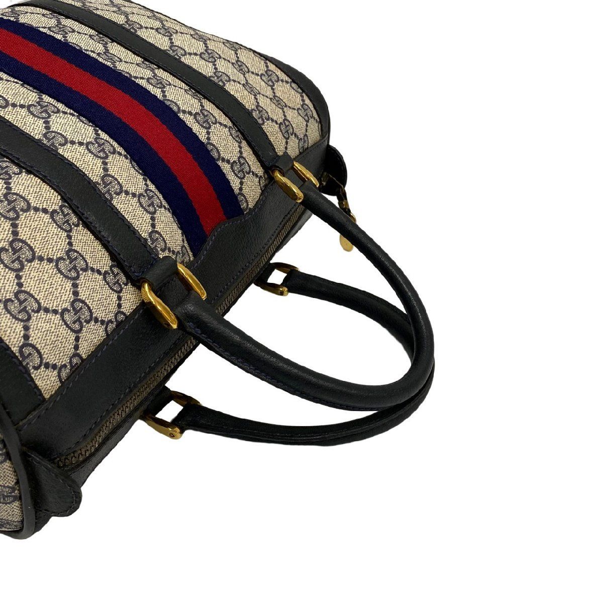 極 美品 GUCCI グッチ オールドグッチ ヴィンテージ シェリーライン GG