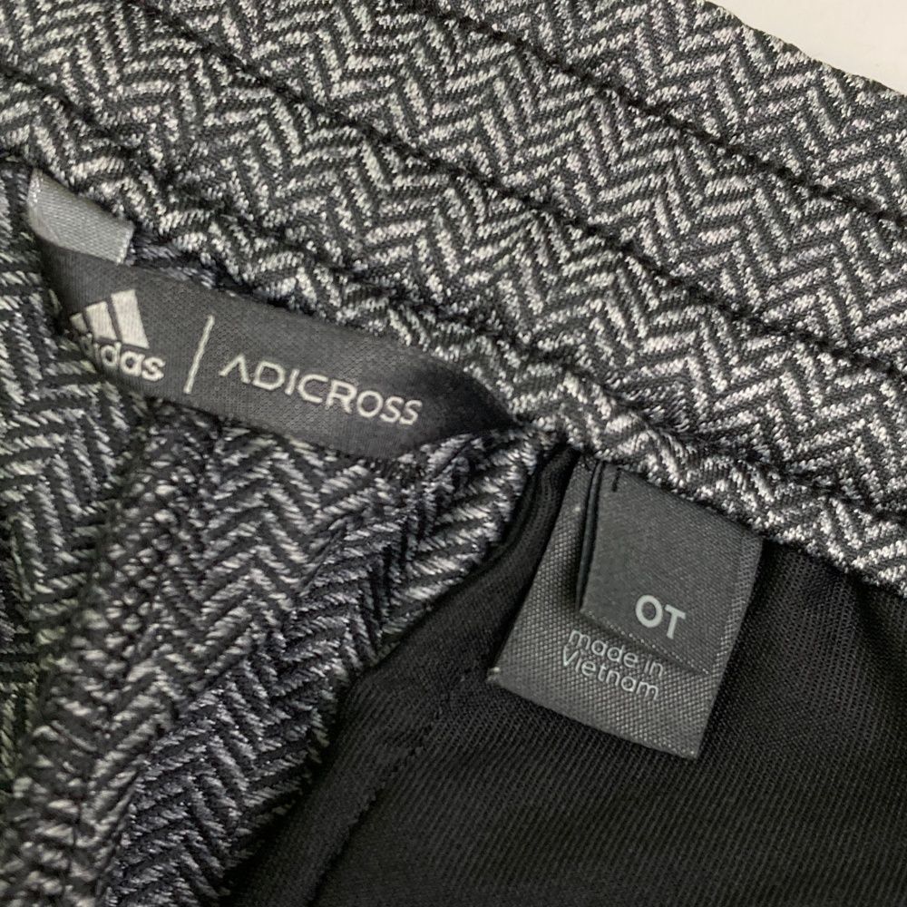 M】秋冬 アディダス ゴルフ ADICROSS キルティング ジョガーパンツ S