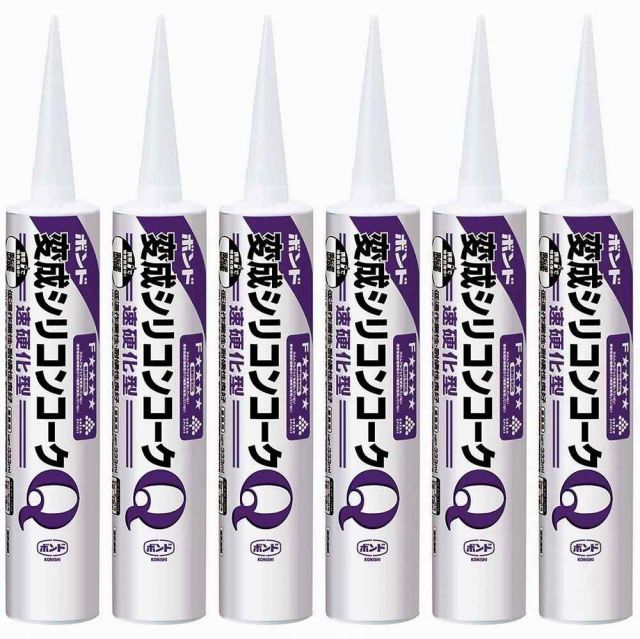 コニシ ボンド変成シリコンコークＱ ステンカラー ３３３ｍｌ 6個セット