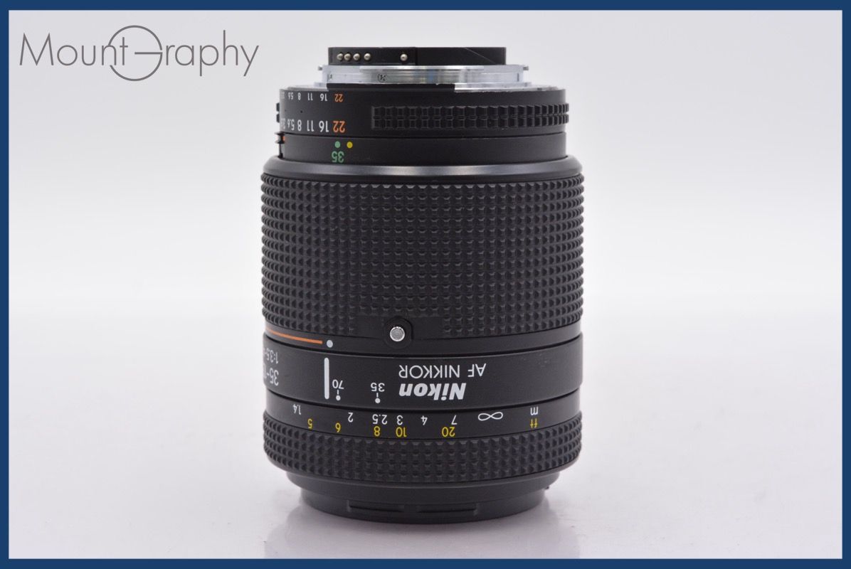 上 ニコン Nikon AF NIKKOR 35-105mm F3.5-4.5 前後キャップ-レンズフィルター付 完動 同梱可 mj5197