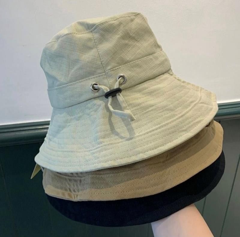 つば広 夏 綿麻 漁師帽子 韓国 夏 日よけ ビーチ 折り畳み 布帽子 紫外線対策 帽子 UVハット