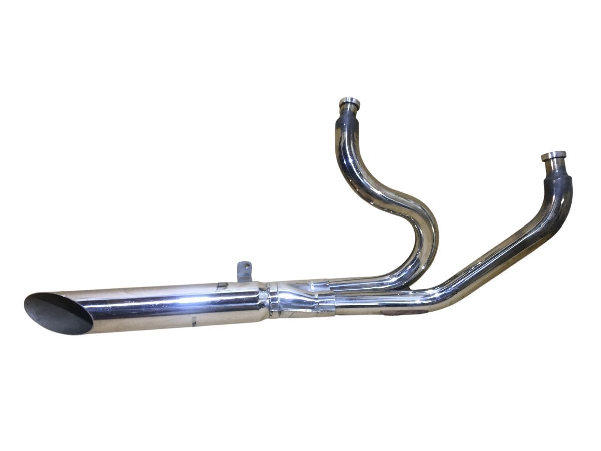 HONDA シャドウ400 NC34 社外 マフラー 2in1 フルエキ スラッシュカット 見た目凹み無さそう カスタム TOS-Z4365