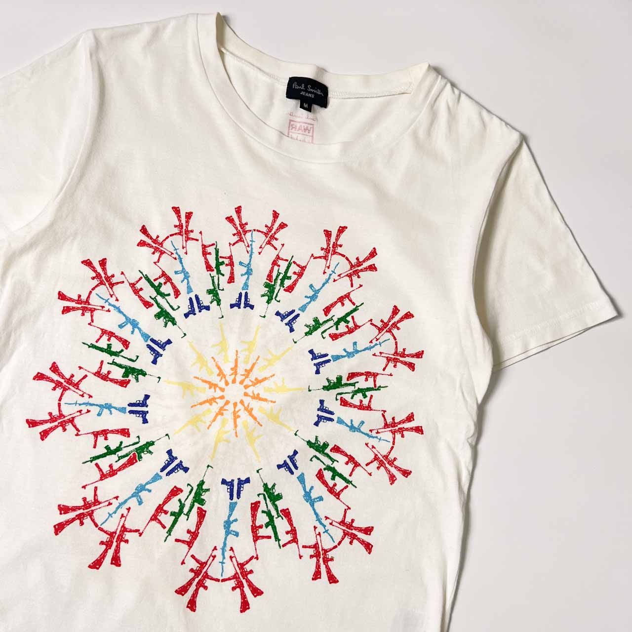 Paul Smith JEANS ポールスミス アート デザイン 半袖 Tシャツ M