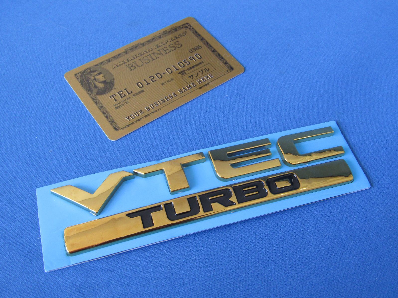 ● V-TEC TURBO ABS製 ゴールドメッキ＆ブラック セパレート仕様 限定品！