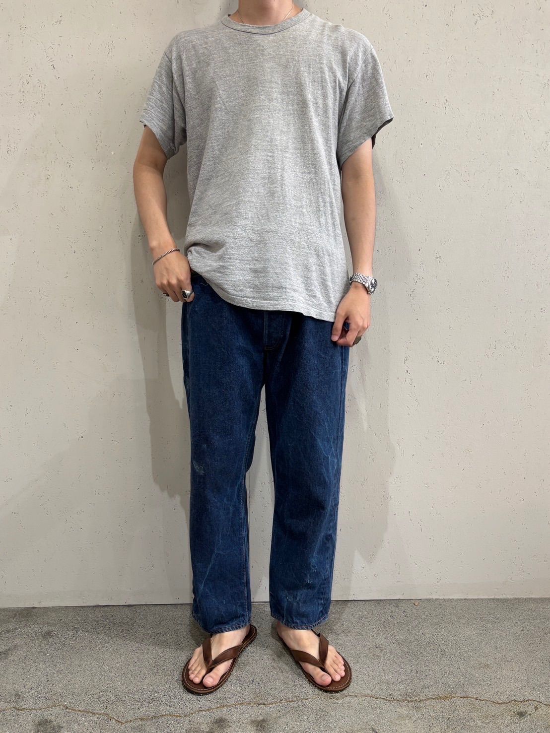 【Levi's】72s 501 66 Single Sleek Stamp W35.5 L27 