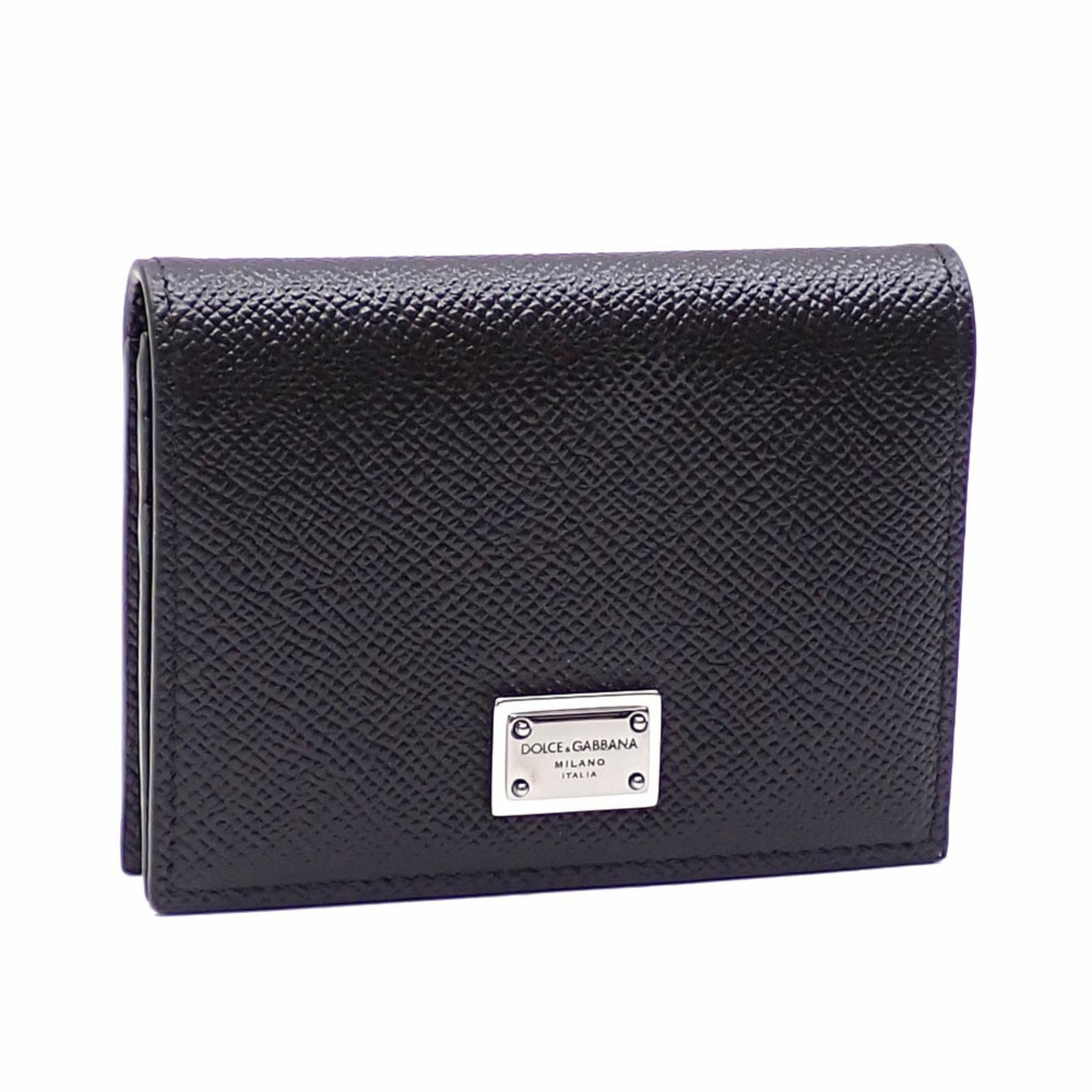 ドルチェ-ガッバーナ Dolce - Gabbana ドルチェ-ガッバーナ カードケース カードホルダー プレート メンズ ブラック 黒 カーフスキン BP1643AG219 名刺入れ 044652