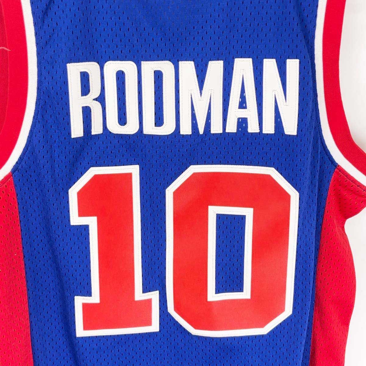 adidas - アディダス デトロイト・ピストンズ #10 デニス・ロッドマン ユニフォーム 1989-1990 S ADIDAS NBA バスケットボール アディダス デトロイト・ピストンズ #10 デニス・ロッドマン