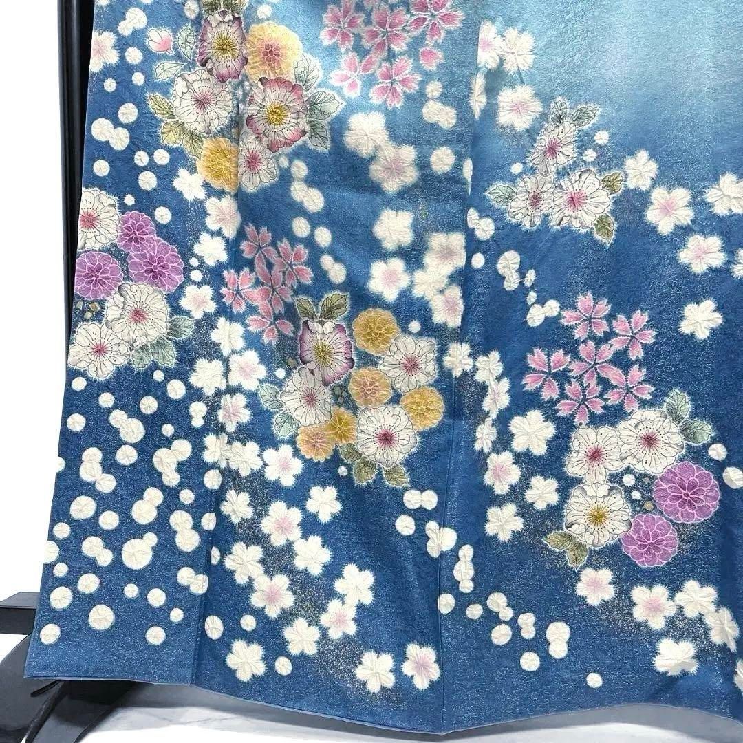 徳永憲峯作 桐屋 翠山工房 銀通しの辻ヶ花の訪問着 着物 【公式通販】