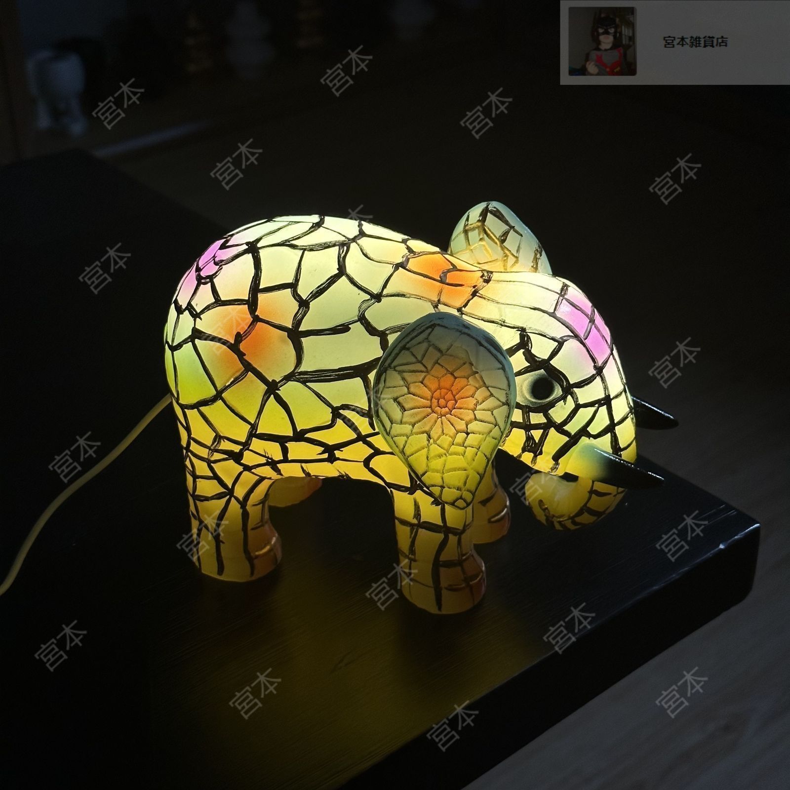 新品・未使用】LEDライト ナイトライト ナイトランプ ゾウ