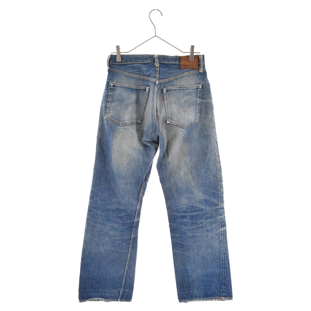 Levi's (リーバイス) 40S VINTAGE 501XX 47モデル デニムパンツ 革パッチ センターオンセット 隠しリベット刻印12  インディゴ - メルカリ