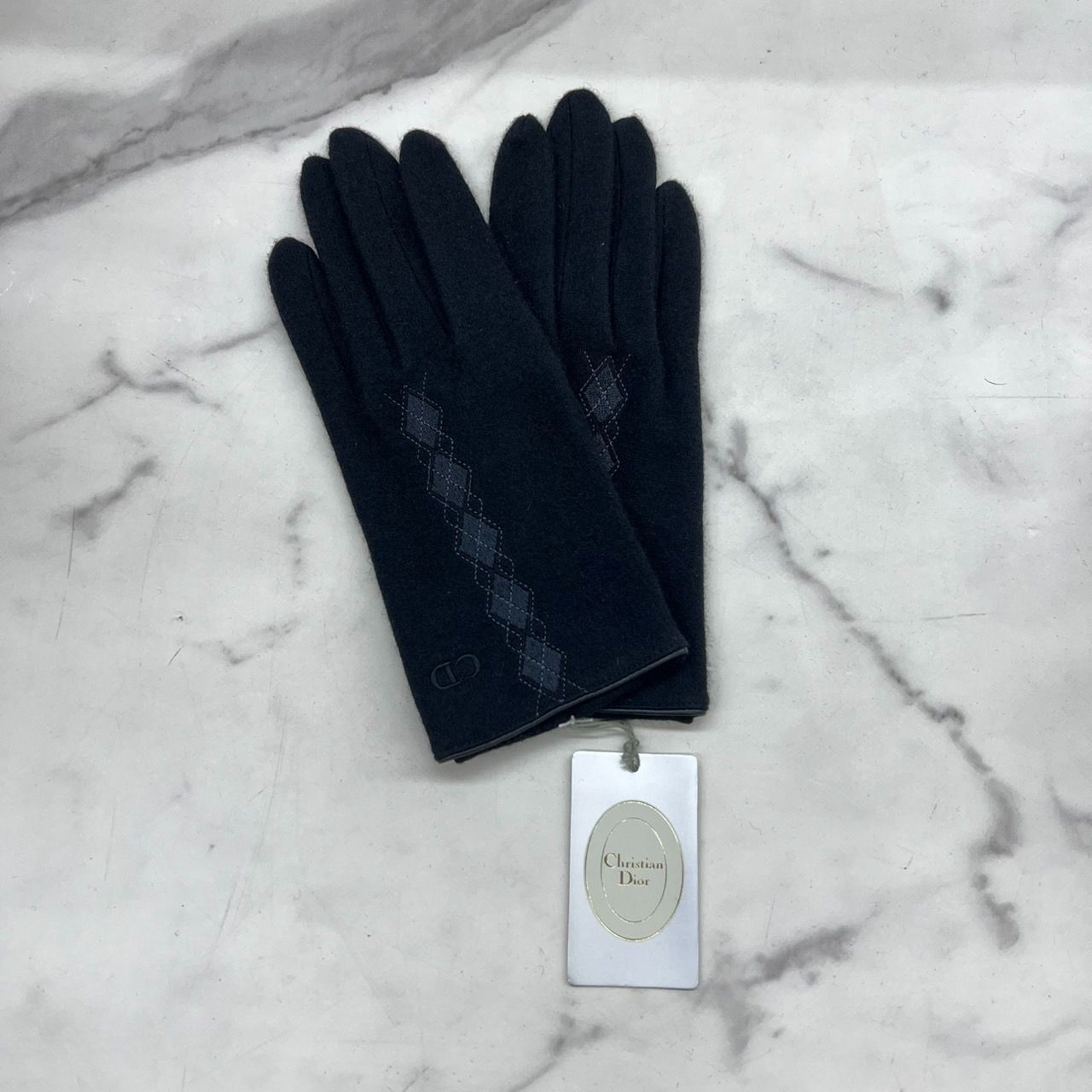 DIOR カシミア ブラックグローブ 【公式通販】