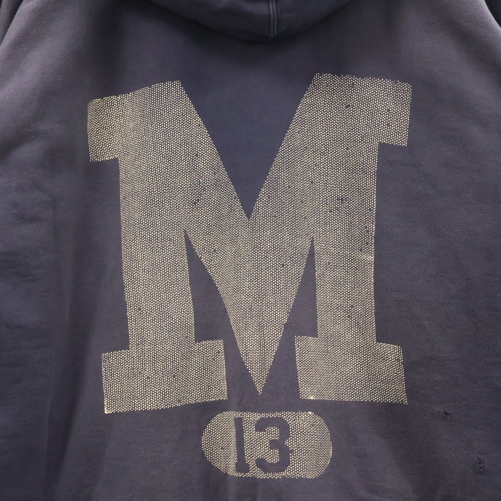 SAINT MICHAEL セントマイケル 23AW ×BERBERJIN BJ CRW SWT M13 ベルベルジン ロゴプリント スウェット プルオーバーパーカーパープル SM-A23-0000-015 SAINT MICHAEL (セントマイケル) 23AW ×BERBERJIN BJ CRW SWT M13