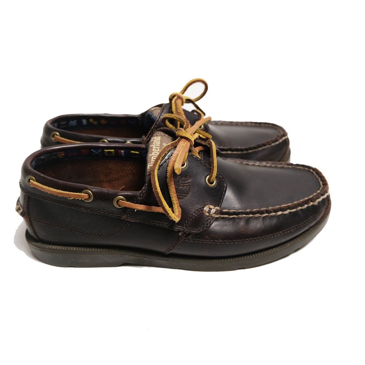 ティンバーランド 2アイ モカシン デッキシューズ 8 (26cm) 濃茶