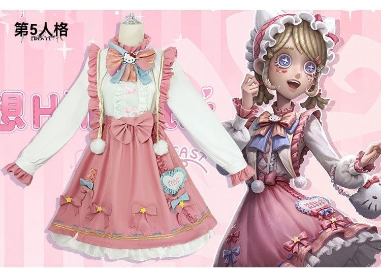 ロリータ風ドレス ゲーム公式再現コスチューム