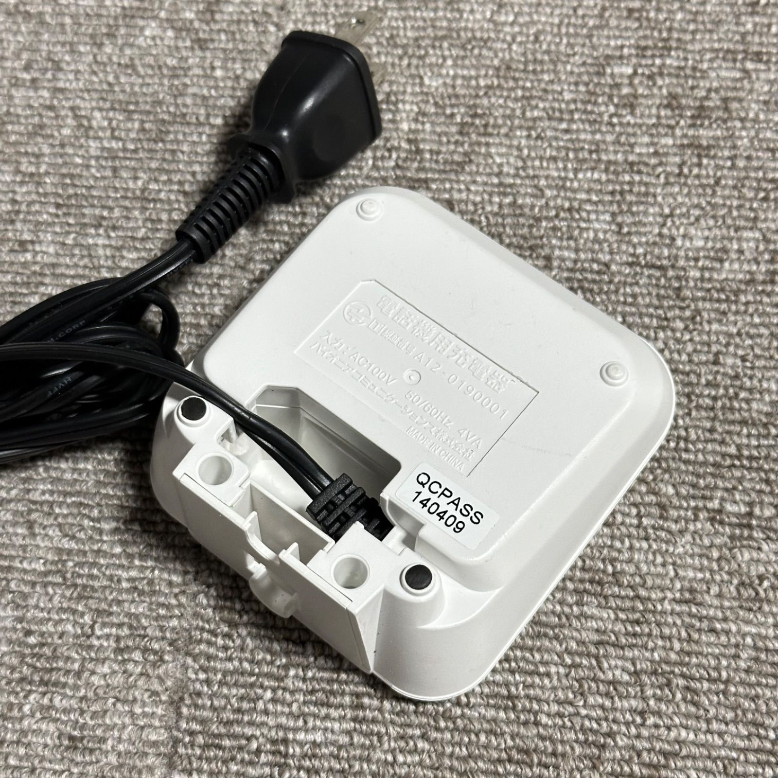 宅配便 A12-0190001 パイオニア Pioneer 電話機 子機 充電台 子機台 クレードル 充電器 チャージャー 固定電話 コードレス電話機  TF-EK31 など 60-617-1126 - メルカリ