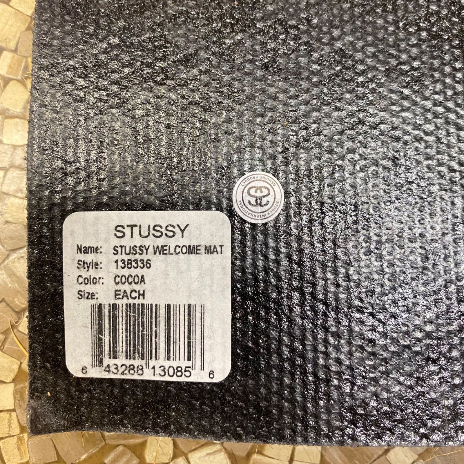 Stussy Welcome Mat cocoa ラグ マット新品未使用
