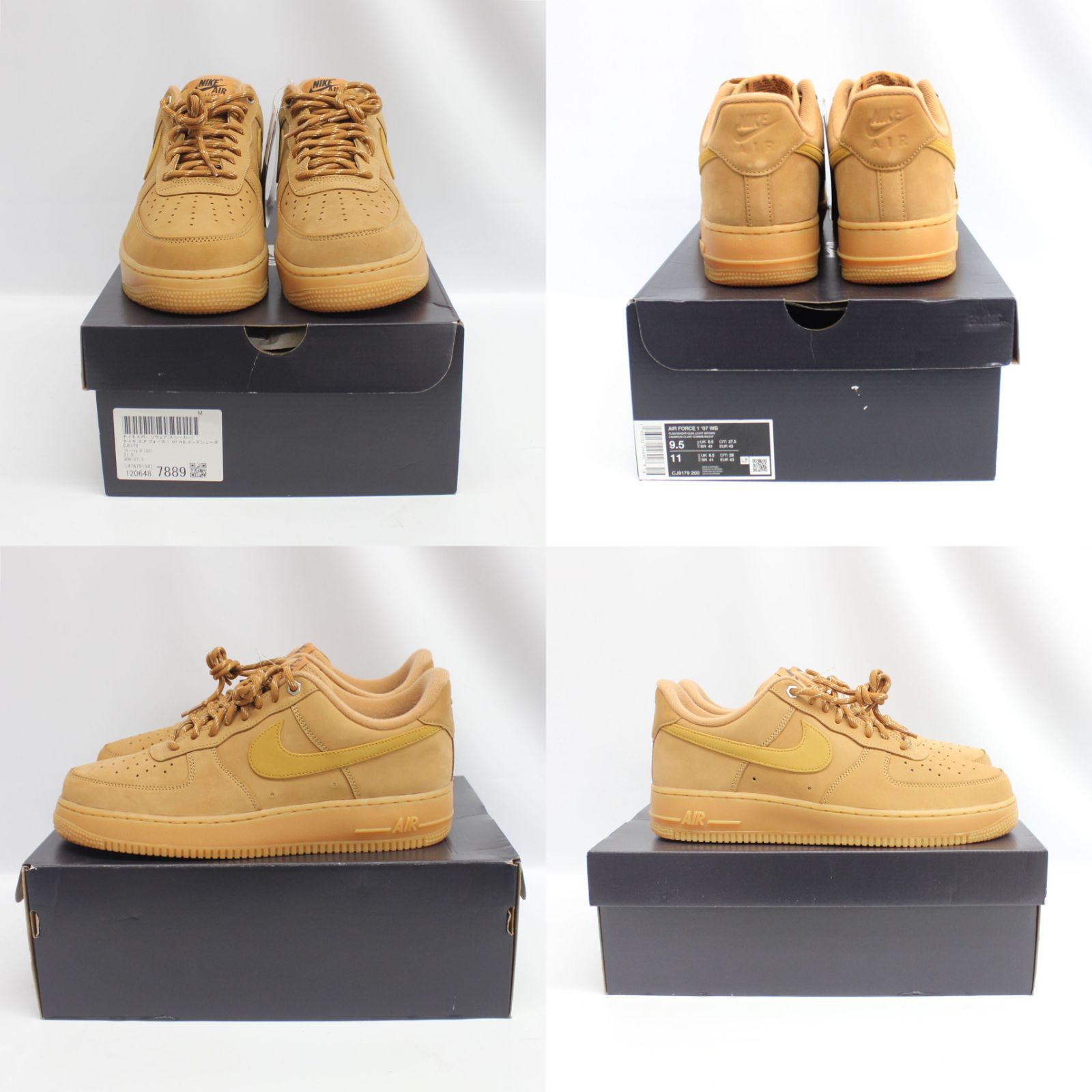 新品】NIKE AIR FORCE 1 ´07 WB 27.5cm CJ9179-200 - メルカリ