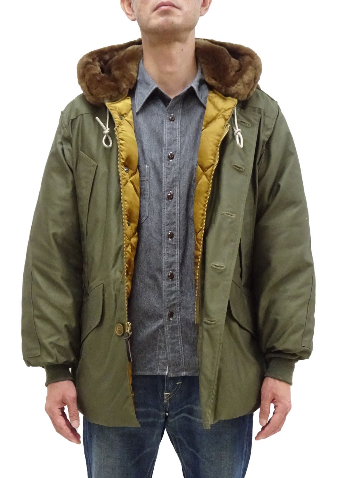 バズリクソンズ B-9 フライトジャケット 冬季用 ダウン90%フェザー10