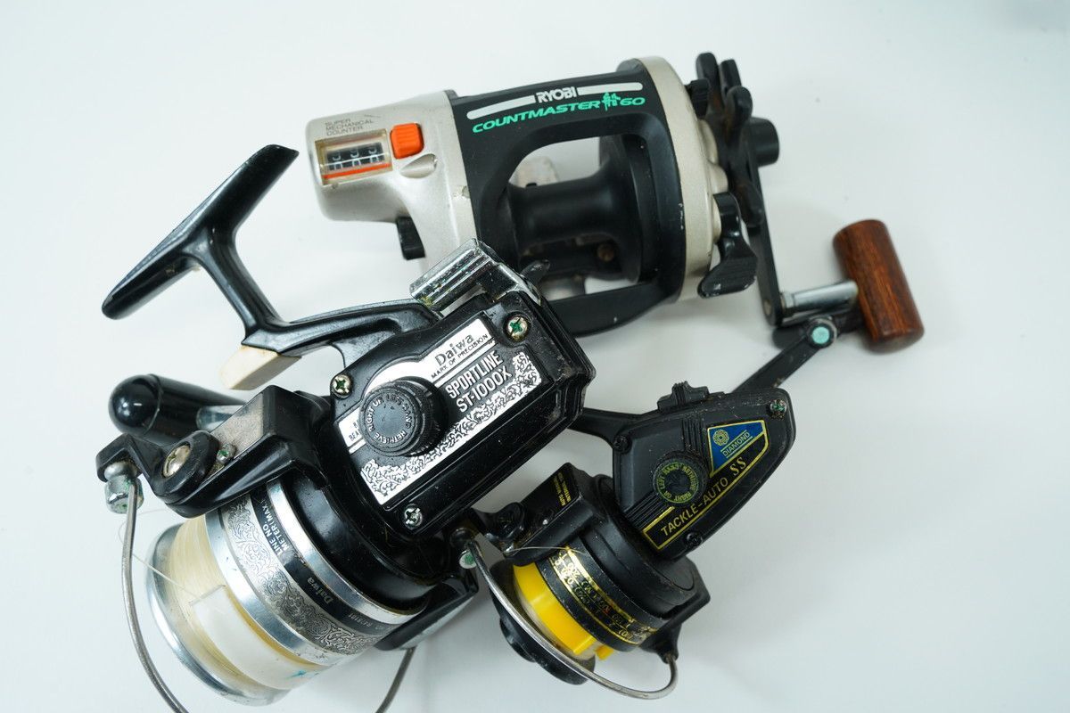 リール　まとめ売り　ジャンク　RYOBI  SHIMANOほか 9.20 △ ジャンク品 釣り具 スピニングリール リョービ シマノ