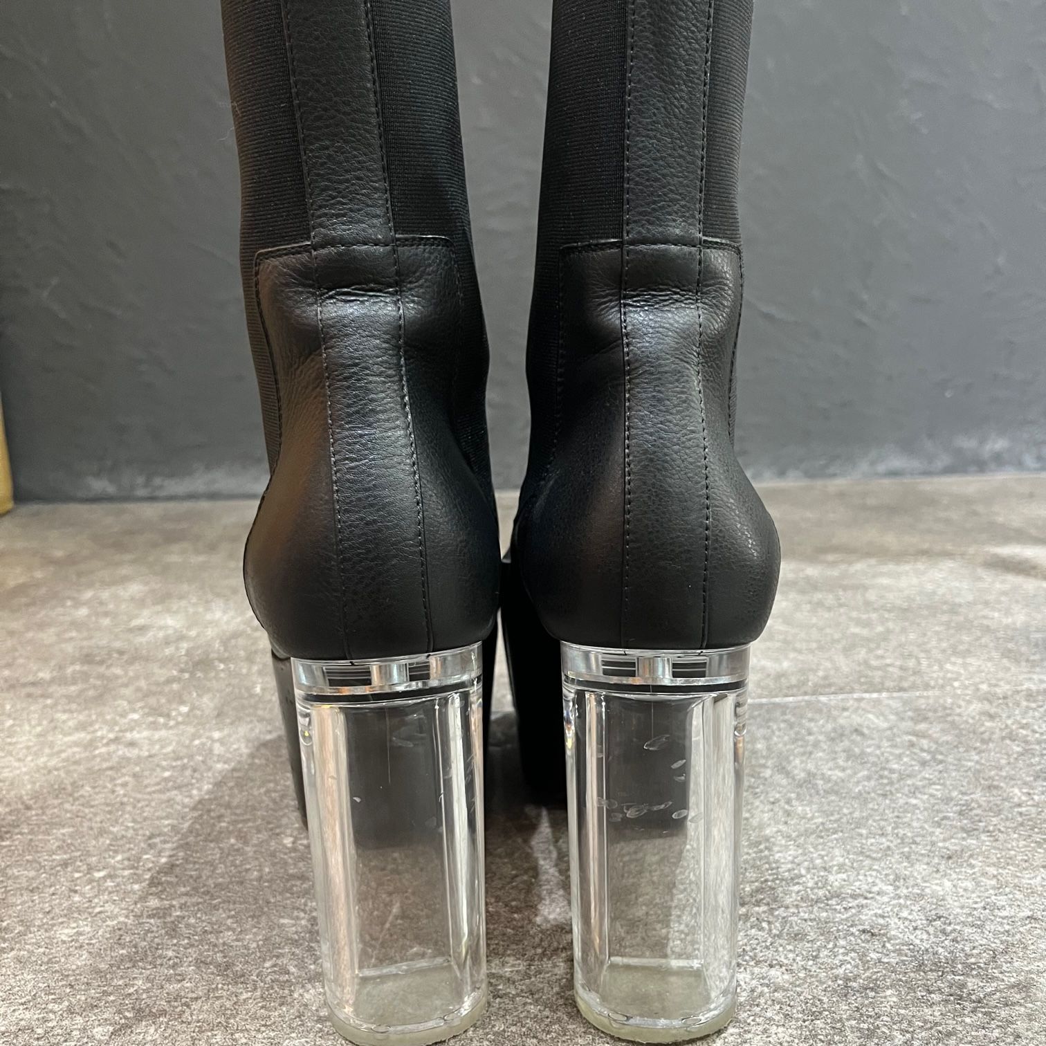 週末値下】Rick Owens GRILLED PLATFORMS キスブーツ - 靴