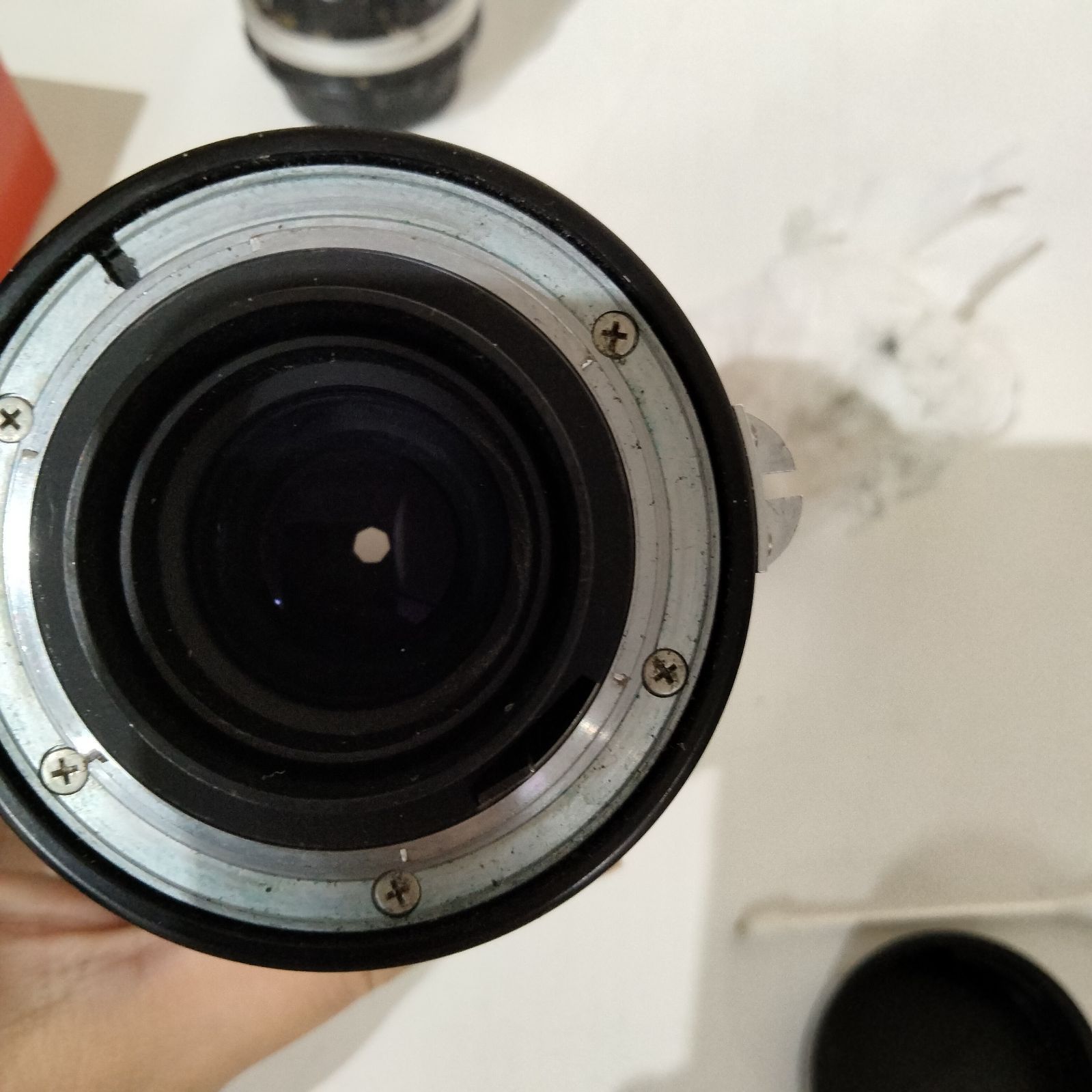 N-6329] ジャンク品 カメラレンズセット NIKKOR-Q Auto 1:4