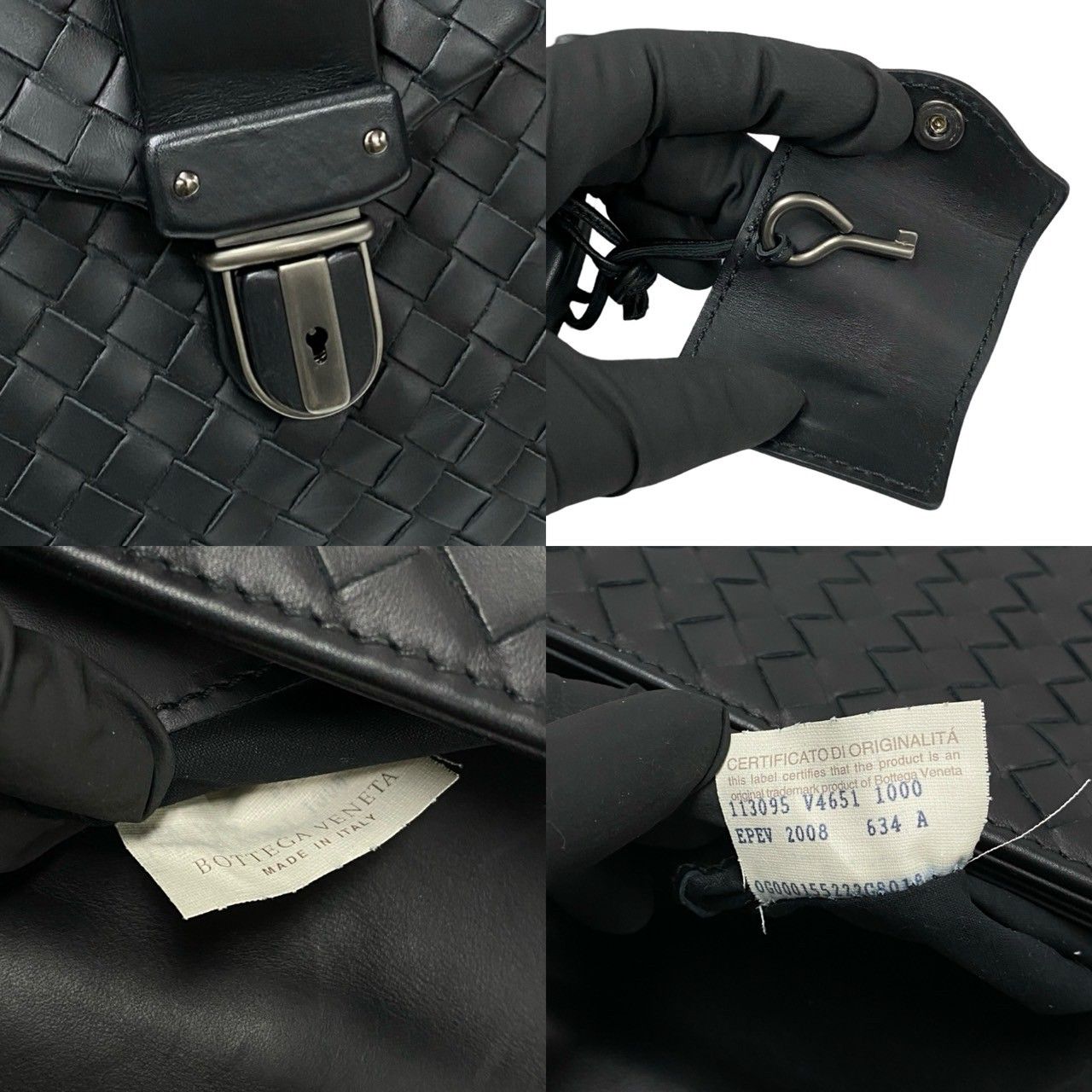 ほぼ未使用 袋付き BOTTEGA VENETA ボッテガヴェネタ イントレ
