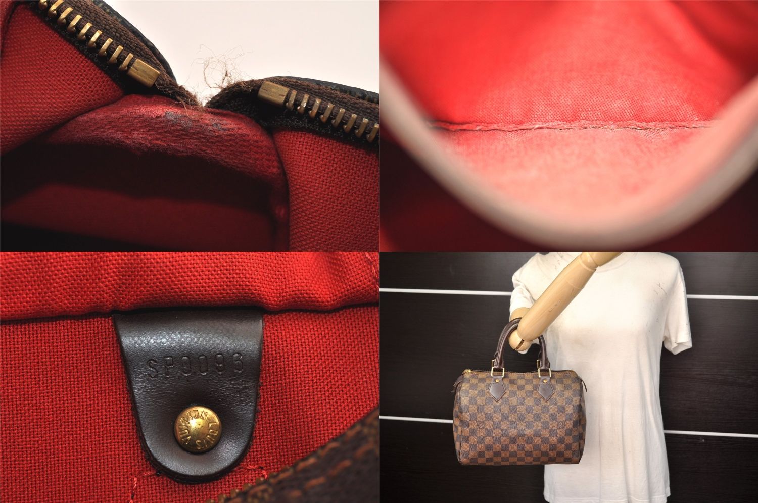 LOUIS VUITTON ルイヴィトン ダミエ スピーディ 25 ハンドボストン 