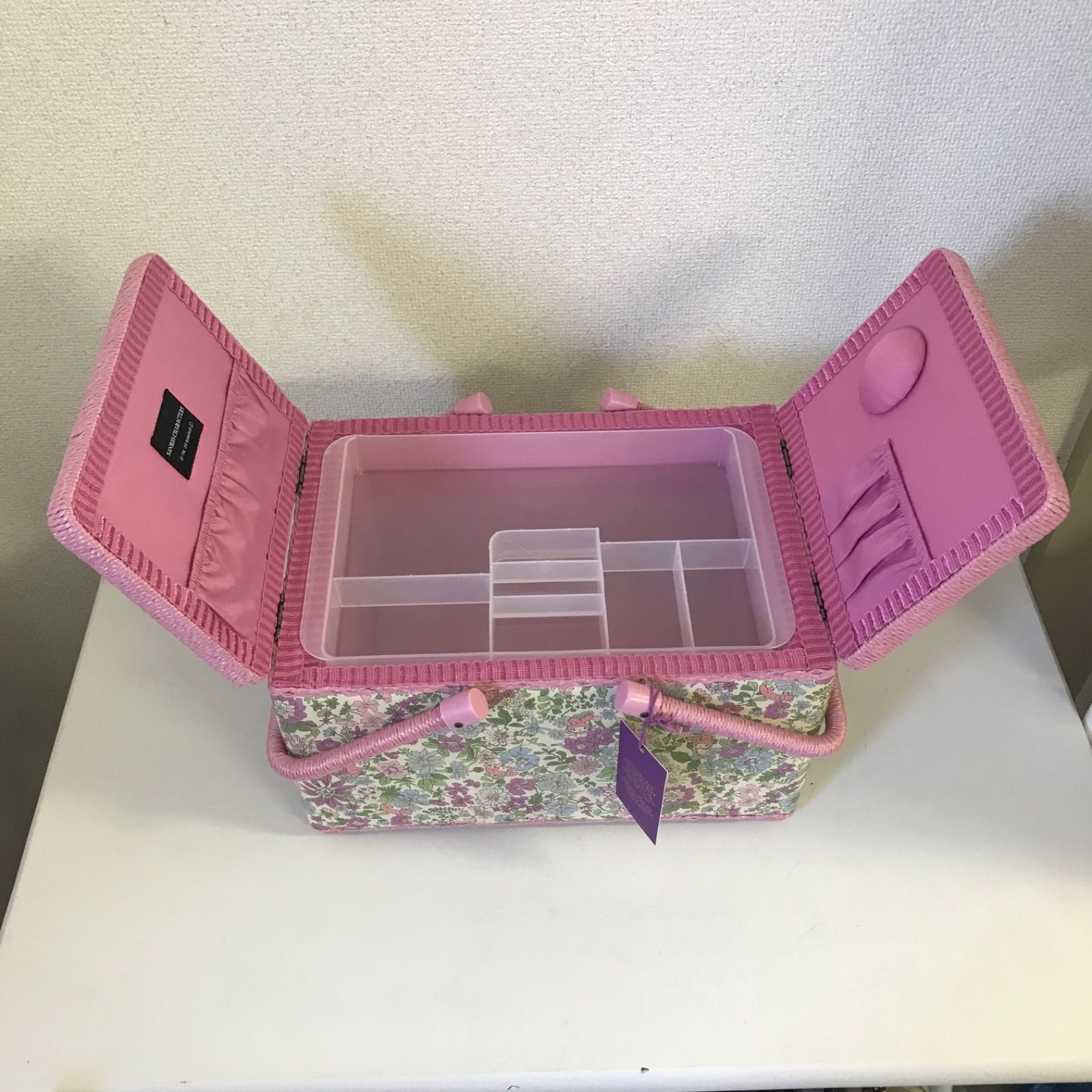 専用!  ソーイングボックス  リバティ サンリオ マイメロディ×リバティ サンリオ 裁縫箱 ソーイングバスケット