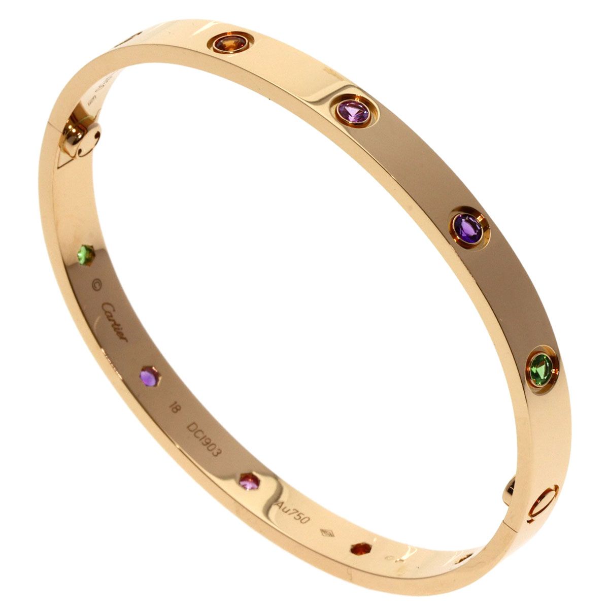 CARTIER カルティエ ラブブレス マルチカラー レインボー ドライバー