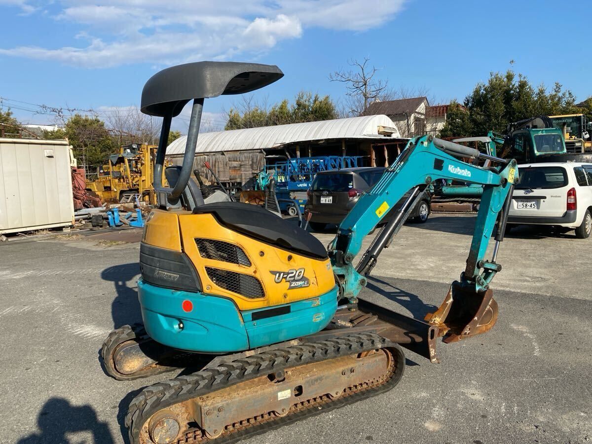 クボタ ミニユンボ U-20 油圧ショベル 操作パターン切り替え可能