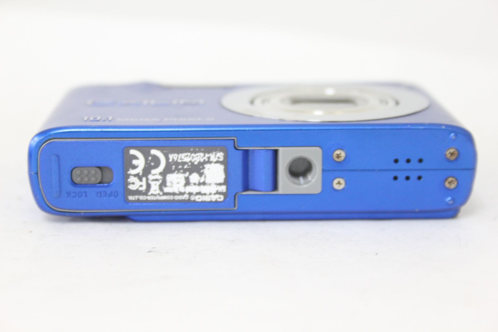 返品保証】 カシオ Casio Exilim EX-Z100 ブルー 4x バッテリー付き