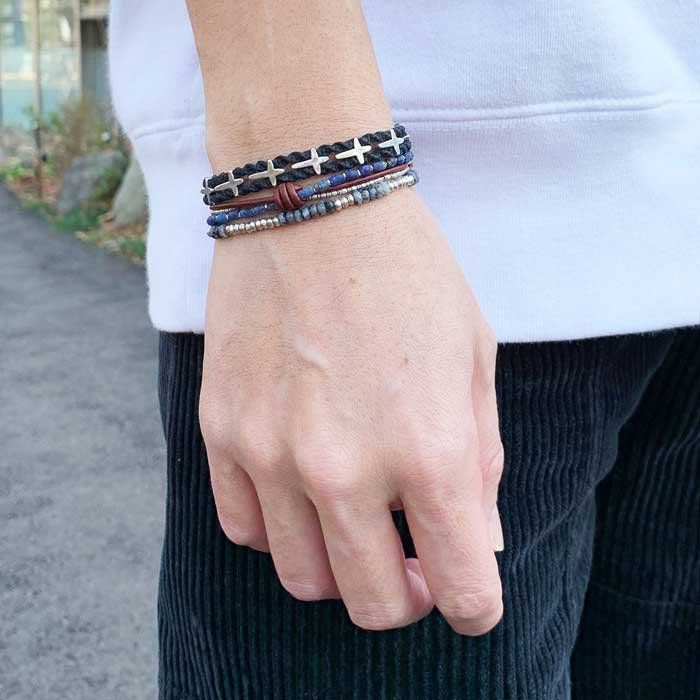 CHAN LUU チャンルー クロスモチーフ 1連ラップブレスレット