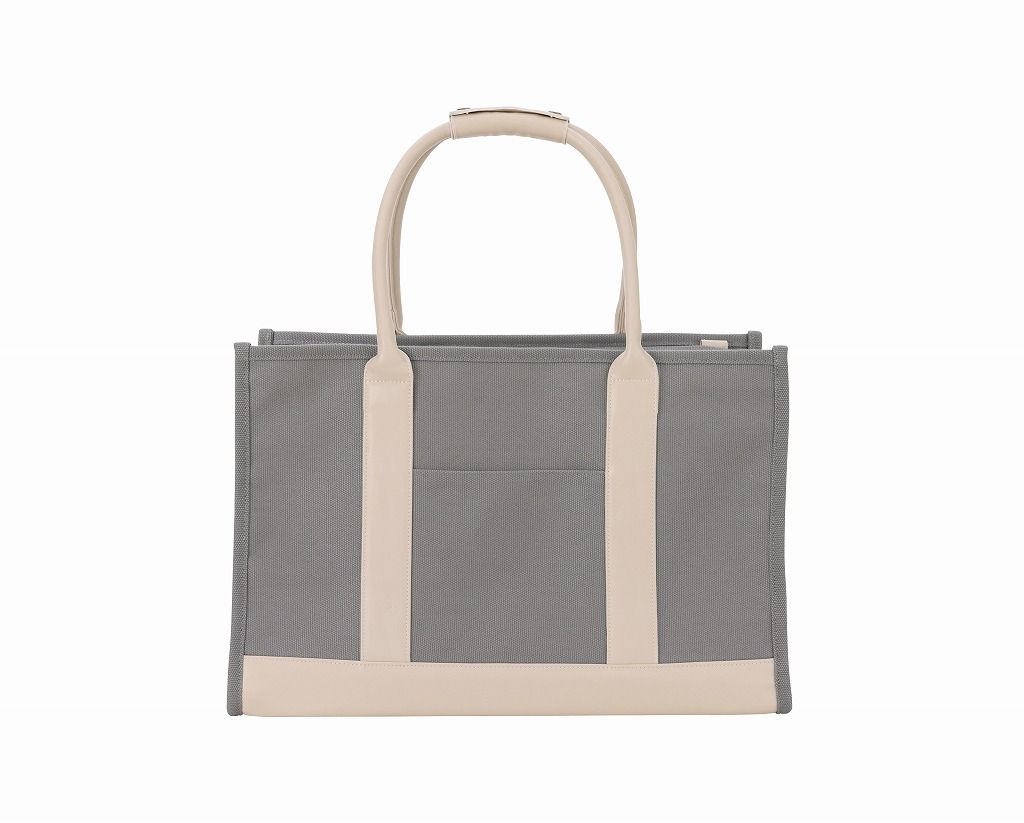 アイリスオーヤマ ペットキャリー トートキャリー 飛び出し防止リード Lサイズ グレー P-CT450 IRIS OHYAMA