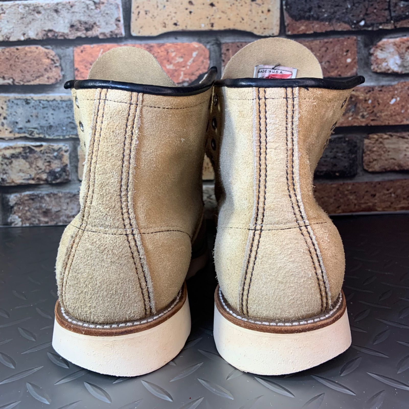 ☆REDWING 8173 刺繍羽タグ 2000年製 US8.5E JP26.5㎝ (24K14-8173-85