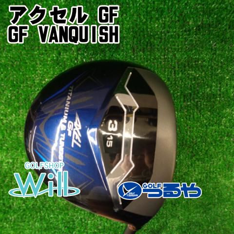 中古】フェアウェイウッド ツルヤ アクセル GF/GF VANQUISH/R/15[6102]