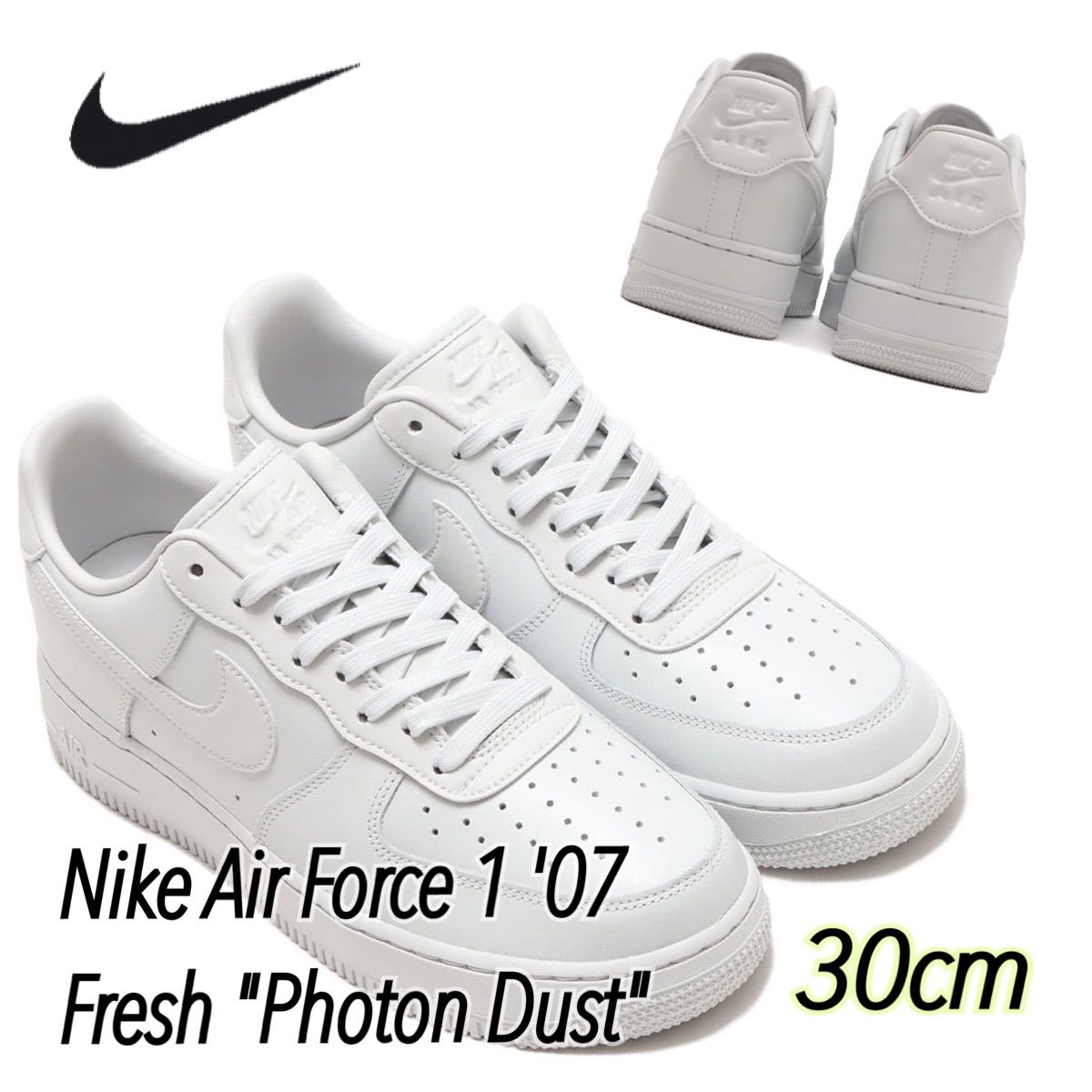 新作日本製NIKE AIR FORCE 1 07 30cm(箱あり) 靴