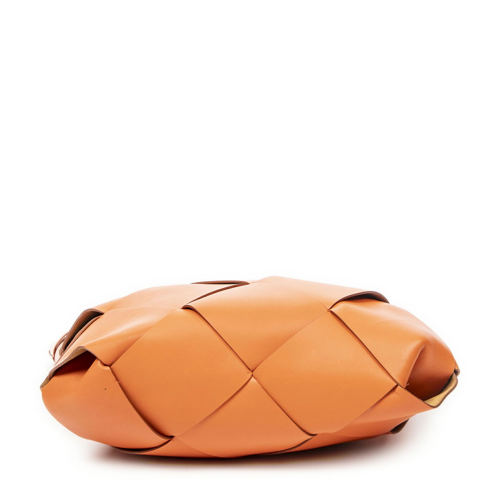 VENETA ボッテガヴェネタスリップトートオレンジマキシイントレチャートレザーA