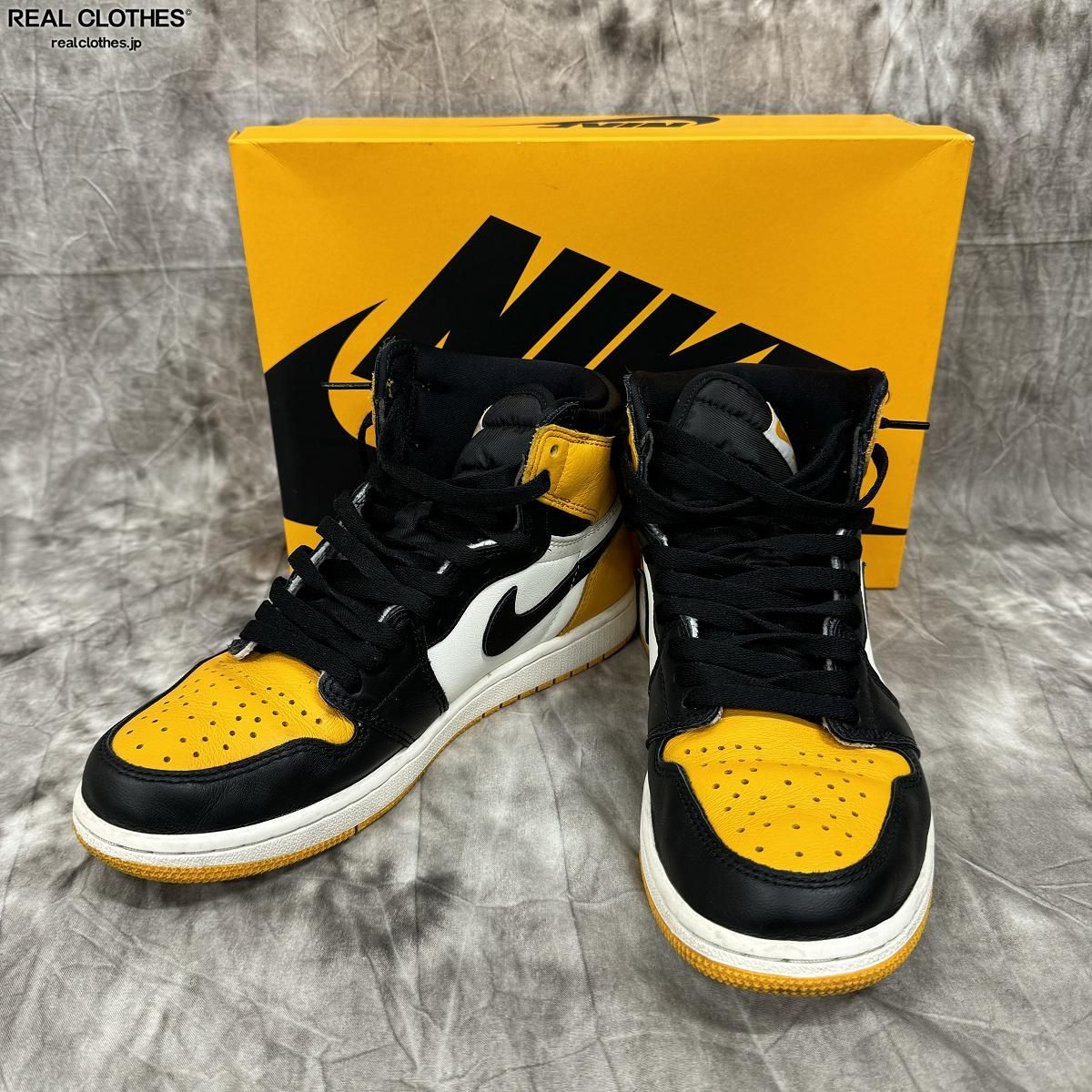 NIKE/ナイキ AIR JORDAN 1 RETRO HIGH OG TAXI/エアジョーダン1 レトロ ハイ オリジナル タクシー  555088-711/26.0 - メルカリ