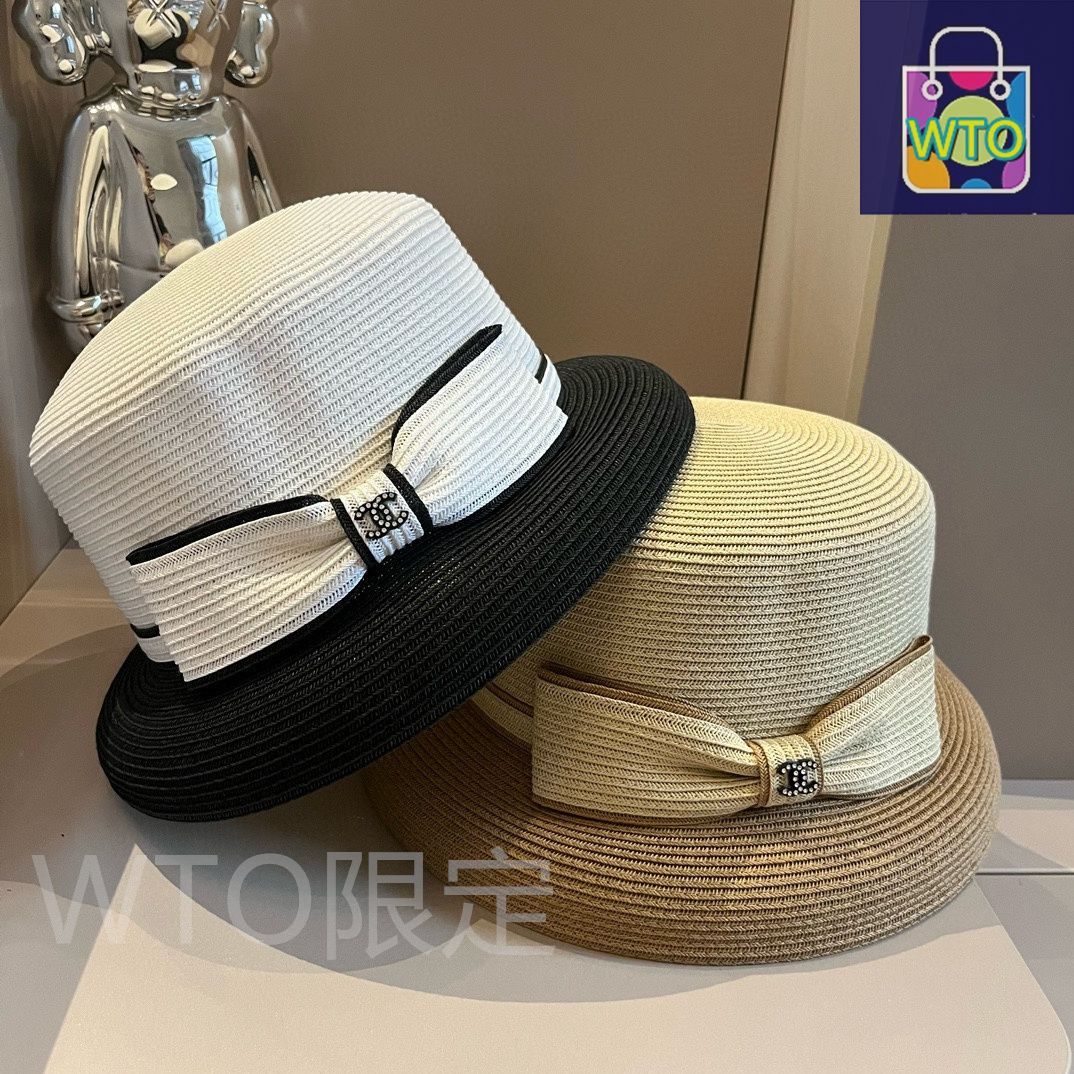 Chanel シャネルのランタンスタイルのストローハット ハイエンド