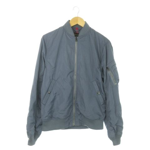 アルファ ALPHA INDUSTRIES L-2B ボンディングジャケット フライトジャケット ブルゾン ミリタリー ジップアップ L グレー TA1450 |AO2 GY12
