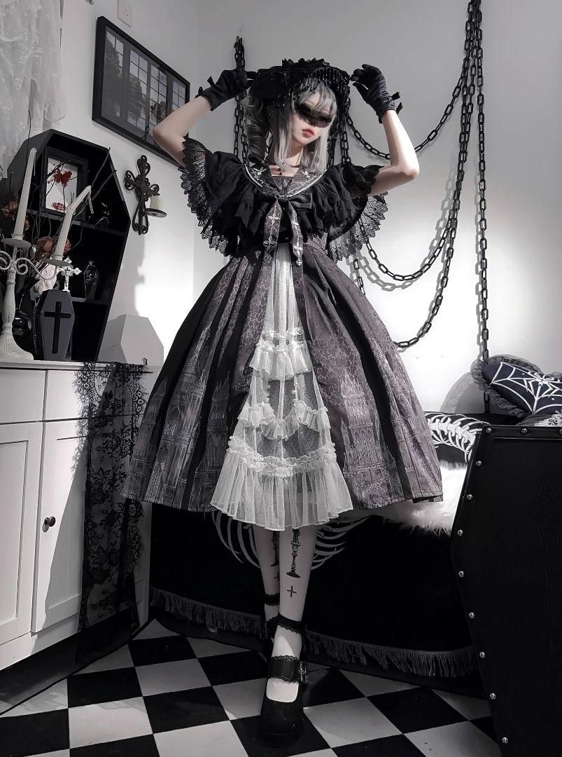 LT-124 豪華姫系 lolita 可愛 レトロ風 オリジナル 洋服 ロリータ ワンピース 美しい刺繍